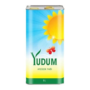 Yudum Ayçiçek Yağı Teneke 5 lt