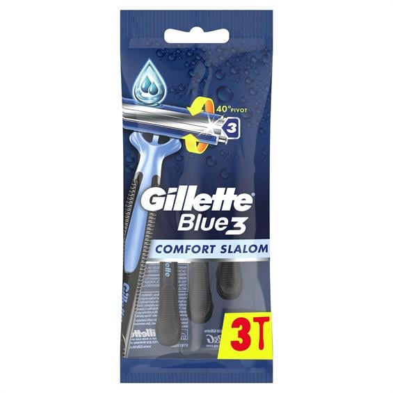 Gillette Blue3 Comfort Slalom Tıraş Bıçağı 3'lü
