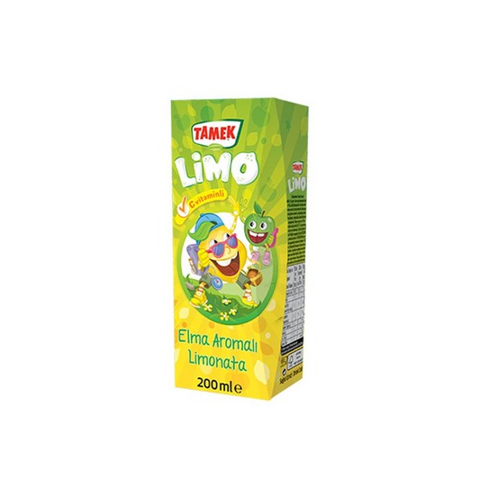 Tamek Limo Elma Aromalı Limonata 200 ml