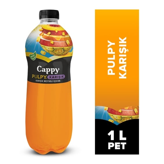 Cappy Pulpy Karışık Meyveli İçecek Pet 1 lt