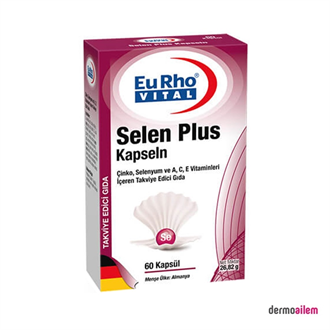 Eurho Vital Selen Selenyum 60 Kapsül