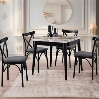 Karataş TO-3042 Totem Masa Efes - Siyah