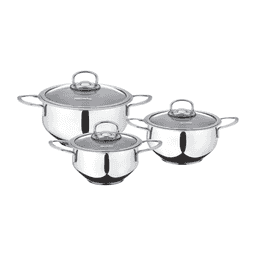 Kumsal Tencere Seti 6 Parça 14-16-18 Cm