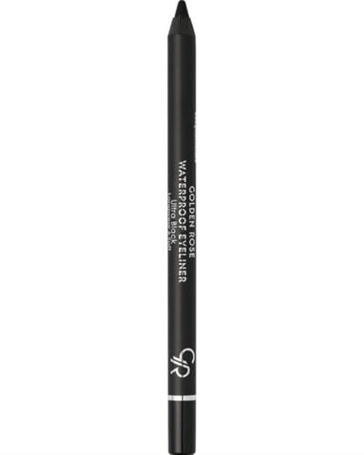 Golden Rose Waterproof Eyeliner Longwear & Soft Ultra Black - Ekstra Siyah Göz Kalemi - 8691190069469