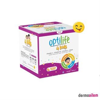 Optilife 4 Kids Portakal Aromalı 20 Efervesan Saşe