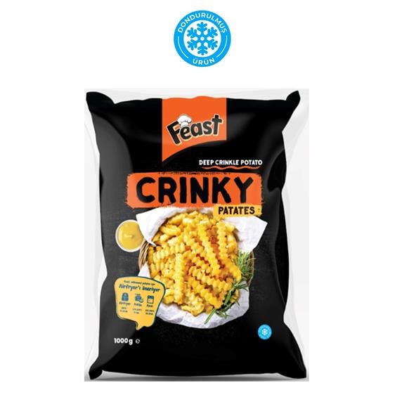 Feast Patates Crinkly 1000 gr