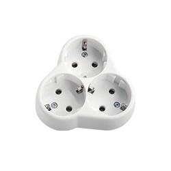 Far 3 lü Fiş Priz Papatya