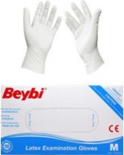 Beybi Lateks Eldiven M Pudralı