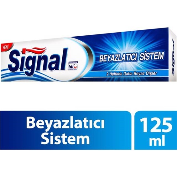 Signal Diş Macunu 125ml Beyazlatıcı Sıstem