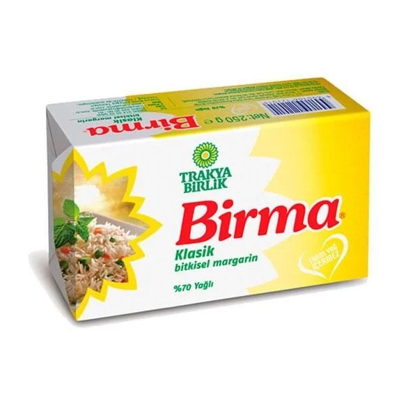Birma Margarin Paket 250 gr.