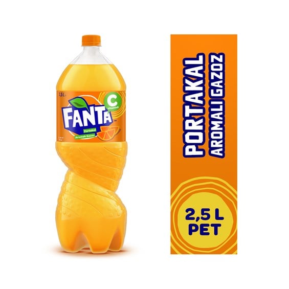 Fanta Portakal 2.5 lt