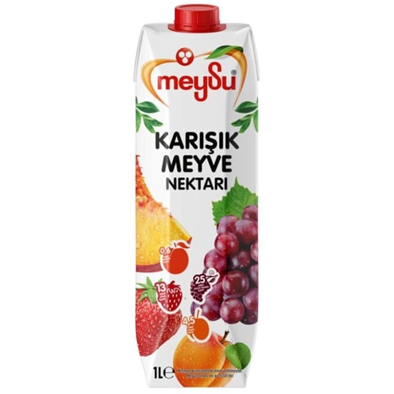 Meysu Karışık Meyve Nektarı Meyve Suyu 1 Lt