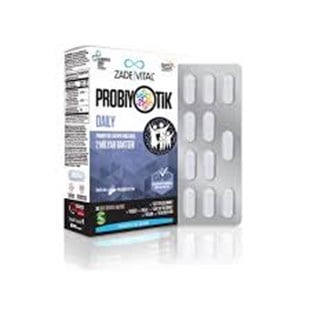 Zade Vital Probiyotik Daily 30 Sert Kapsül