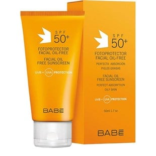 Babe Yüz İçin Güneş Koruyucu Krem SPF50+ 50 ml Normal & Kuru Cilt
