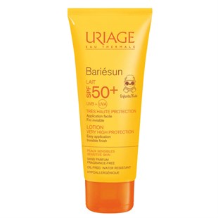 Uriage Bariesun Lotion For Children Spf 50 100Ml Çocuklar İçin Güneş Koruyucu Parfümsüz Losyon