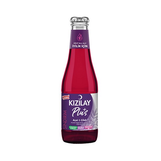 Kızılay Açai & Çilek Maden Suyu 200 ml 