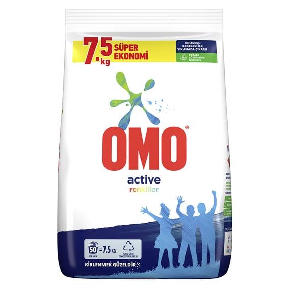 Omo Matik Active Renkliler 7.5 kg