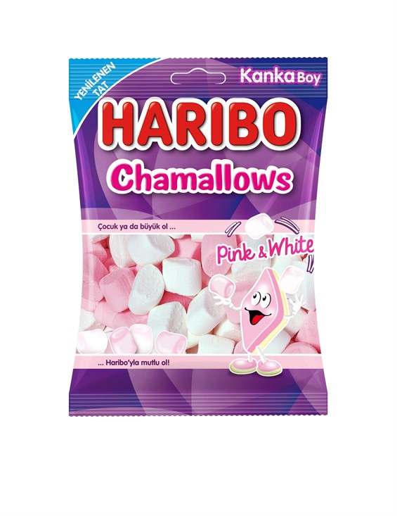 Haribo Chamallows Pink white 70 gr