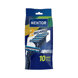 Mentor Çift Bıçak Tıraş Bıçağı 10'lu