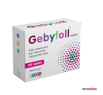 Gebyfoll Folik Asit 90 Tablet