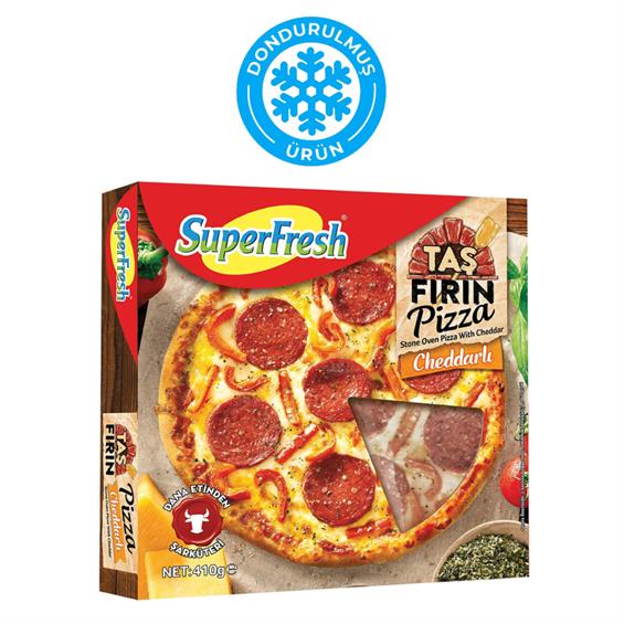 Super Fresh Taş Fırın Cheddar Pizza 410 gr