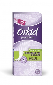 Orkid Hijyenik Ped Yaprak Light Bahar 20'li