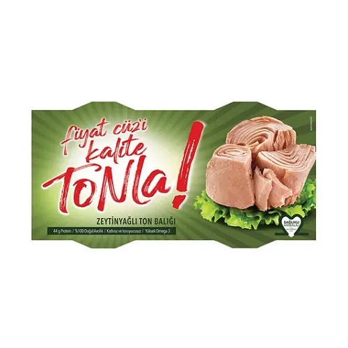 Tonla Zeytinyağlı Ton Balığı 2x150 gr