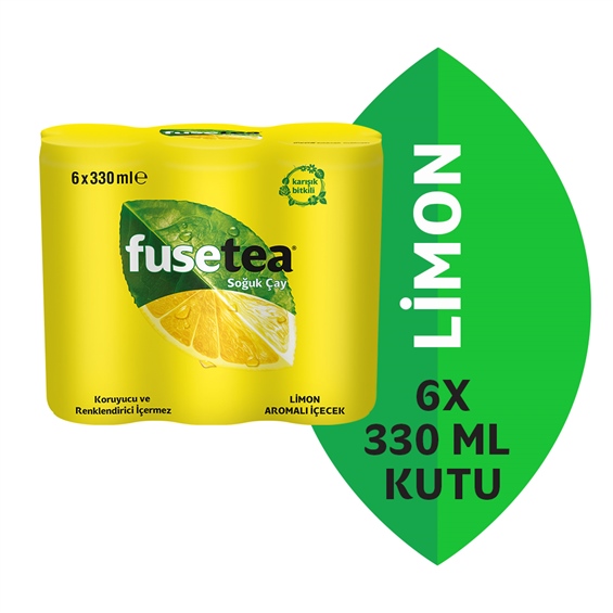 Fuse Tea Limon 6'lı 330 ml