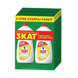 Fairy Bulaşık Deterjanı 2x1500 Ml