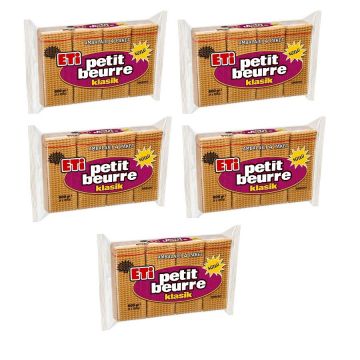 Eti Petibör Klasik Bisküvi 800 Gr x 5 Adet