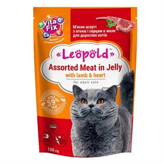 Leöpöld Pouch Kuzulu Püre Kedi Konservesi 100 gr