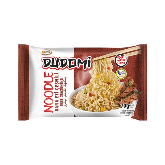 ERİŞ DUDOMİ DANA ETLİ ERİŞTE 70 GR