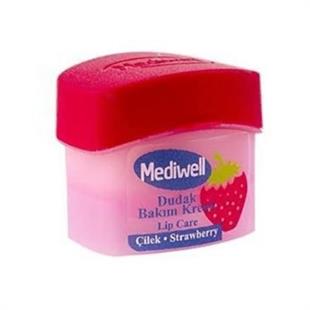 Mediwell Dudak Bakım Kremi 5 ml - Çilekli