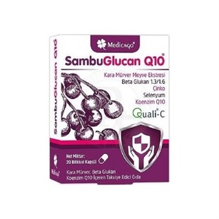 Medicago SambuGlucan Q10 20 Kapsül