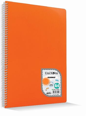 Çınar Colormaxi 100 Yp Çizgili A4 Defter Spiralli Plastik Kapak