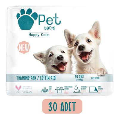PETLOVE TUVALET EGITIM PEDI 30LU
