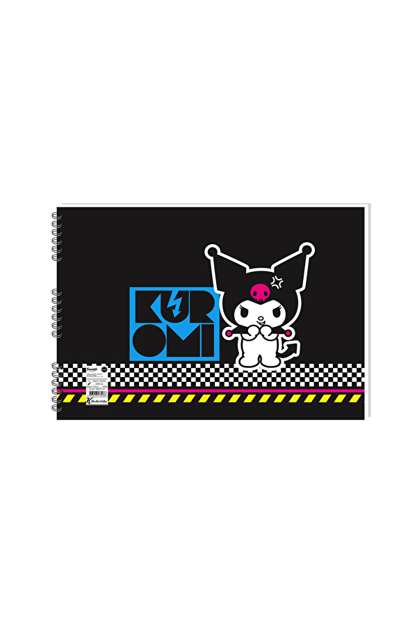 Kuromi 25*35 15 Yp. Spiralli Resim Defteri