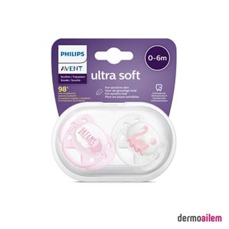 Philips Avent Ultra Soft Emzik 0-6 Ay Kız SCF22202