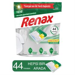Renax Bulaşık Makine Kapsülü 44 Lü 463 Gr