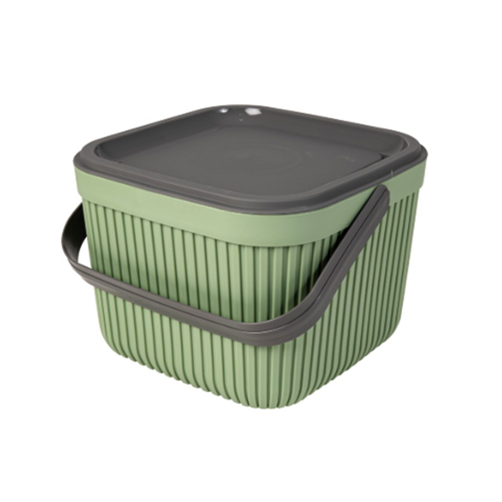 Önder Hrv 7 Lt Kulplu Kapaklı Plastik Sepet