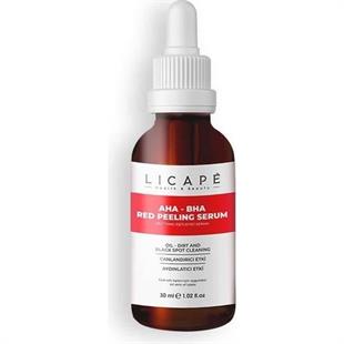 Licape Cilt Canlandırıcı %10 AHA %2 BHA Red Peeling Serum 30 ml