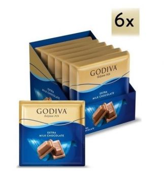Godiva Bol Sütlü Çikolata Kare 60 Gr x 6 Adet