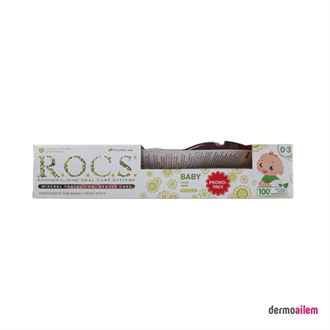 ROCS Baby Diş Macunu ve Diş Fırçası Seti
