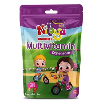 Voonka Kids Niloya Gummies Multivitamin Çiğnenebilir 60 Adet - Meyve Sulu