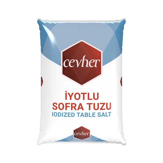 Cevher Tuz İyotlu Poşet 3000 gr