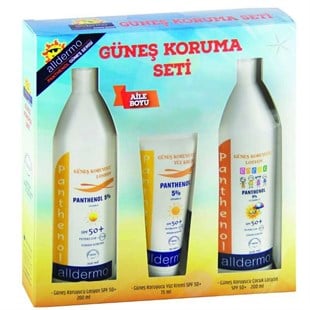 Alldermo Aile Boyu Güneş Koruma Seti