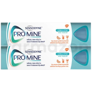 Sensodyne Diş Macunu Promine Çoklu Etki Nane Temizliği 75 ml 2'li