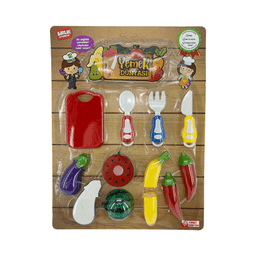 Oyuncak Kesilebilen Meyve Sebze 12 Parça