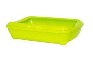 Moderna Aristo Kedi Tuvalet Kabı Ringli Büyük 50 Cm Yeşil