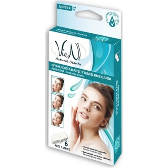 Vien Siyah Nokta Temizleme Bandı Aloe Vera Içerikli 6'lı